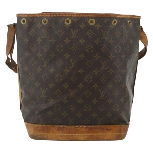 LOUIS VUITTON Monogram Noe Shoulder Bag M42224 LV Auth bs34697