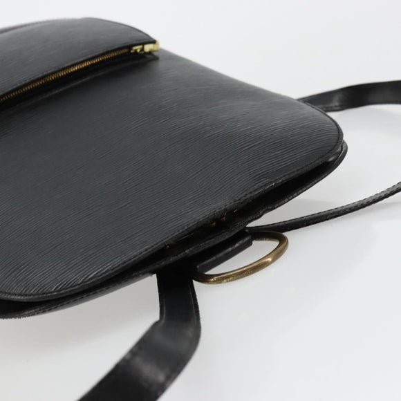 LOUIS VUITTON Epi Coblanc Shoulder Bag Black M52292 LV Auth bs34700