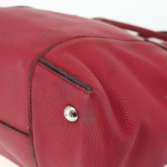 LOUIS VUITTON Lockit MM Handtasche Leder Fran Boise M94595 LV Auth bs34701