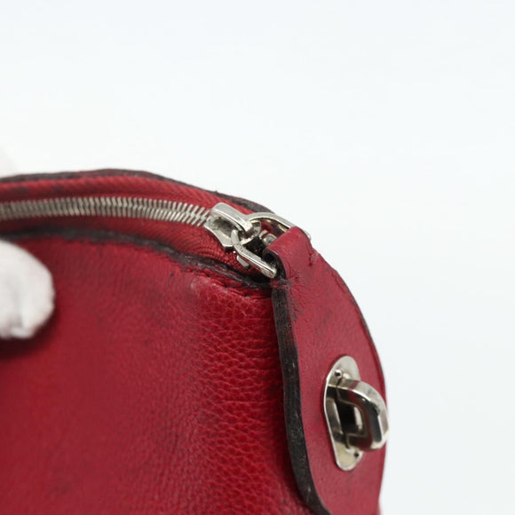 LOUIS VUITTON Lockit MM Handtasche Leder Fran Boise M94595 LV Auth bs34701