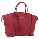 LOUIS VUITTON Lockit MM Handtasche Leder Fran Boise M94595 LV Auth bs34701-1