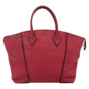 LOUIS VUITTON Lockit MM Handtasche Leder Fran Boise M94595 LV Auth bs34701-2