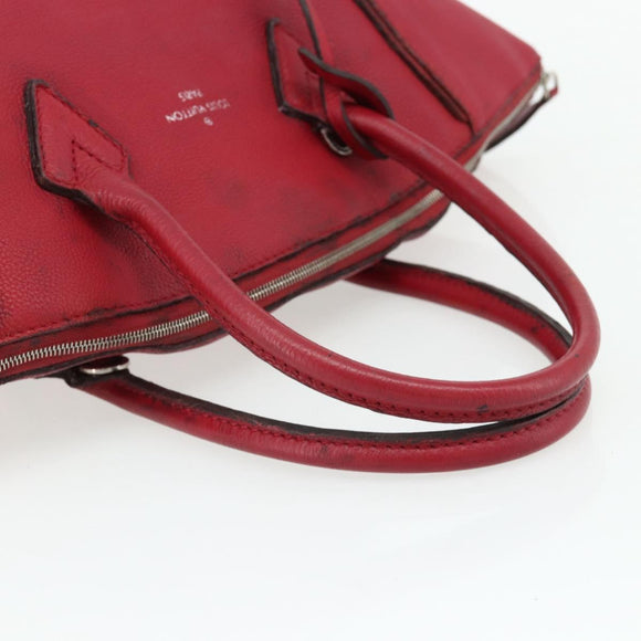 LOUIS VUITTON Lockit MM Handtasche Leder Fran Boise M94595 LV Auth bs34701