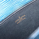 LOUIS VUITTON Epi Jena Clutch Bag Blue M52715 LV Auth bs34702-17