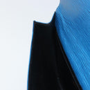LOUIS VUITTON Epi Jena Clutch Bag Blue M52715 LV Auth bs34702-19