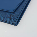 LOUIS VUITTON Epi Jena Clutch Bag Blue M52715 LV Auth bs34702-7