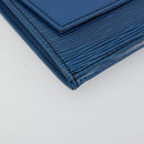 LOUIS VUITTON Epi Jena Clutch Bag Blue M52715 LV Auth bs34702-14