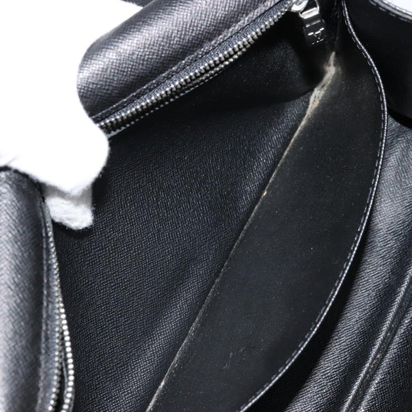 LOUIS VUITTON Taiga Selenga Clutch Bag Ardoise M30782 LV Auth bs34703