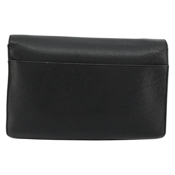 LOUIS VUITTON Taiga Selenga Clutch Bag Ardoise M30782 LV Auth bs34703