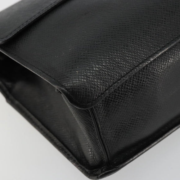 LOUIS VUITTON Taiga Selenga Clutch Bag Ardoise M30782 LV Auth bs34703