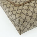 GUCCI GG Supreme Web Sherry Line Tote Bag PVC Beige 39 02 003 Auth bs34705-14