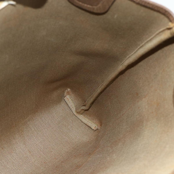 GUCCI GG Supreme Web Sherry Line Tote Bag PVC Beige 39 02 003 Auth bs34705