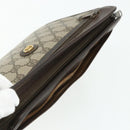 GUCCI GG Supreme Clutch Bag PVC Beige Gold 97 01 037 Auth bs34706-5