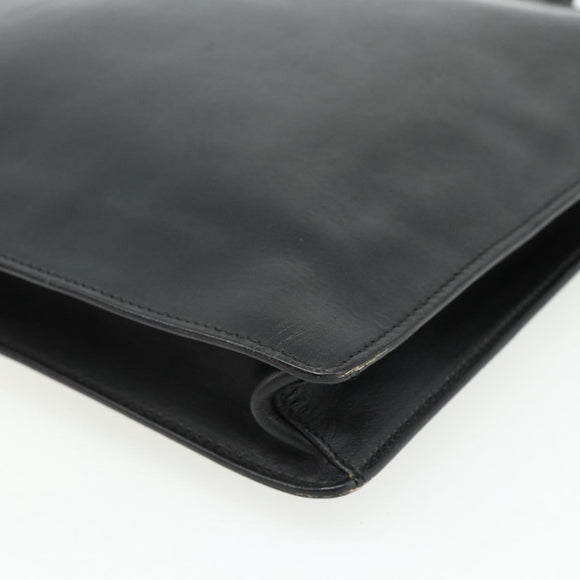 GUCCI Shoulder Bag Leather Black 001 2122 1821 Auth bs34707