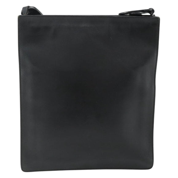 GUCCI Shoulder Bag Leather Black 001 2122 1821 Auth bs34707