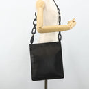 GUCCI Shoulder Bag Leather Black 001 2122 1821 Auth bs34707-23
