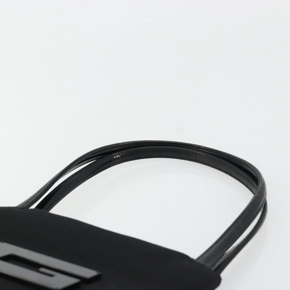 GUCCI Hand Bag Canvas Black 000 0810 Auth bs34708