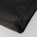 GUCCI Hand Bag Leather Black Gold Auth bs34709-16
