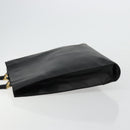 GUCCI Hand Bag Leather Black Gold Auth bs34709-4