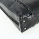 GUCCI Tote Bag Patent leather Black Silver 002 2058 0435 Auth bs34710-14