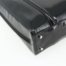 GUCCI Tote Bag Patent leather Black Silver 002 2058 0435 Auth bs34710-16