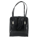 GUCCI Tote Bag Patent leather Black Silver 002 2058 0435 Auth bs34710-13