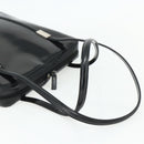 GUCCI Tote Bag Patent leather Black Silver 002 2058 0435 Auth bs34710-7