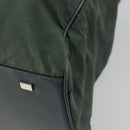 CELINE Tote Bag Nylon Green Silver Auth bs34712-12