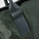 CELINE Tote Bag Nylon Green Silver Auth bs34712-15