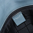 CELINE Tote Bag Nylon Green Silver Auth bs34712-16