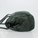 CELINE Tote Bag Nylon Green Silver Auth bs34712-5