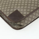 CELINE Macadam Canvas Shoulder Bag PVC Beige Gold Auth bs34714-13