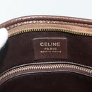 CELINE Macadam Canvas Shoulder Bag PVC Beige Gold Auth bs34714-15