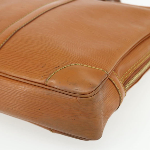 LOUIS VUITTON Epi Porte Documents Voyage Bag Zipangu Gold M54478 LV Auth bs34716