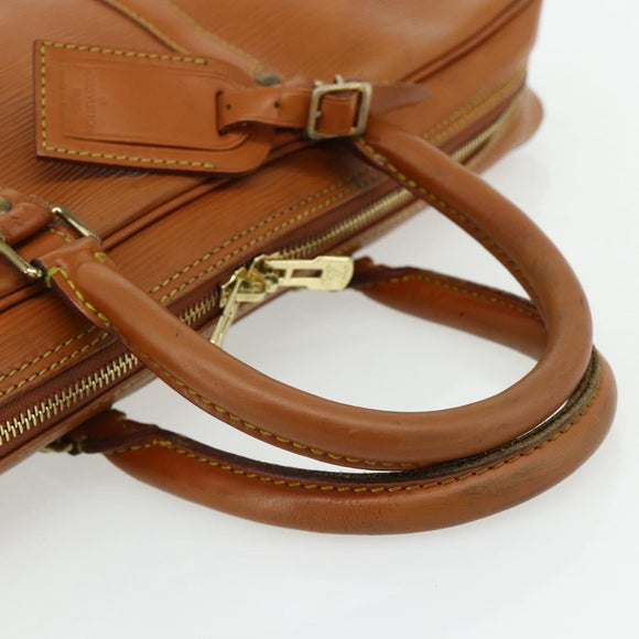 LOUIS VUITTON Epi Porte Documents Voyage Bag Zipangu Gold M54478 LV Auth bs34716