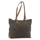 LOUIS VUITTON Monogram Cabas Mezzo Tote Bag M51151 LV Auth bs34720-1
