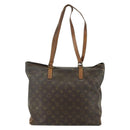 LOUIS VUITTON Monogram Cabas Mezzo Tote Bag M51151 LV Auth bs34720-3