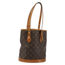 LOUIS VUITTON Monogram Bucket PM Shoulder Bag M42238 LV Auth bs34721-1