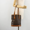 LOUIS VUITTON Monogram Bucket PM Shoulder Bag M42238 LV Auth bs34721-23