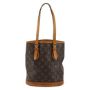 LOUIS VUITTON Monogram Bucket PM Shoulder Bag M42238 LV Auth bs34721-2