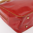 LOUIS VUITTON Monogram Vernis Sutton Hand Bag Red Rouge M91080 LV Auth bs34724-16