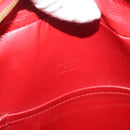 LOUIS VUITTON Monogram Vernis Sutton Hand Bag Red Rouge M91080 LV Auth bs34724-19