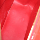 LOUIS VUITTON Monogram Vernis Sutton Hand Bag Red Rouge M91080 LV Auth bs34724-10