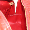 LOUIS VUITTON Monogram Vernis Sutton Hand Bag Red Rouge M91080 LV Auth bs34724-20