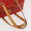 LOUIS VUITTON Monogram Vernis Sutton Hand Bag Red Rouge M91080 LV Auth bs34724-7