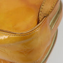 LOUIS VUITTON Monogram Vernis Marley Backpack Yellow M91040 LV Auth bs34725-15