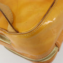 LOUIS VUITTON Monogram Vernis Marley Backpack Yellow M91040 LV Auth bs34725-16