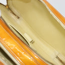 LOUIS VUITTON Monogram Vernis Marley Backpack Yellow M91040 LV Auth bs34725-22