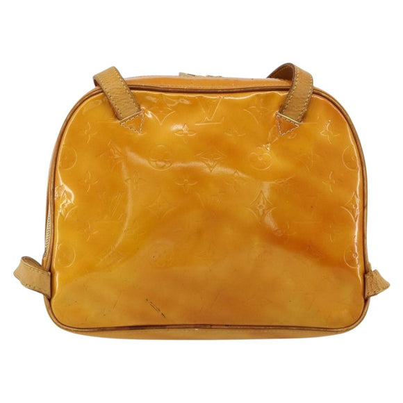 LOUIS VUITTON Monogram Vernis Marley Backpack Yellow M91040 LV Auth bs34725