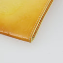 LOUIS VUITTON Monogram Vernis Kenmare Pouch Lime Yellow M91062 LV Auth bs34726A-16